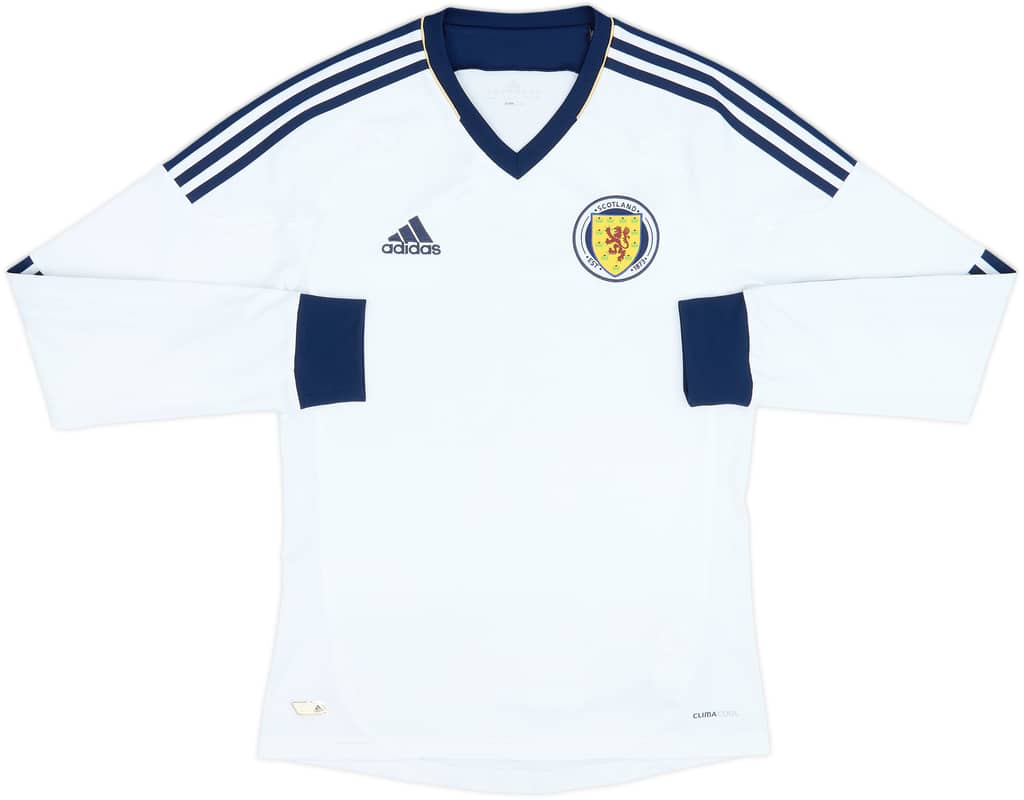 2012-14 Scotland Away L/S Shirt - 7/10 - (S)