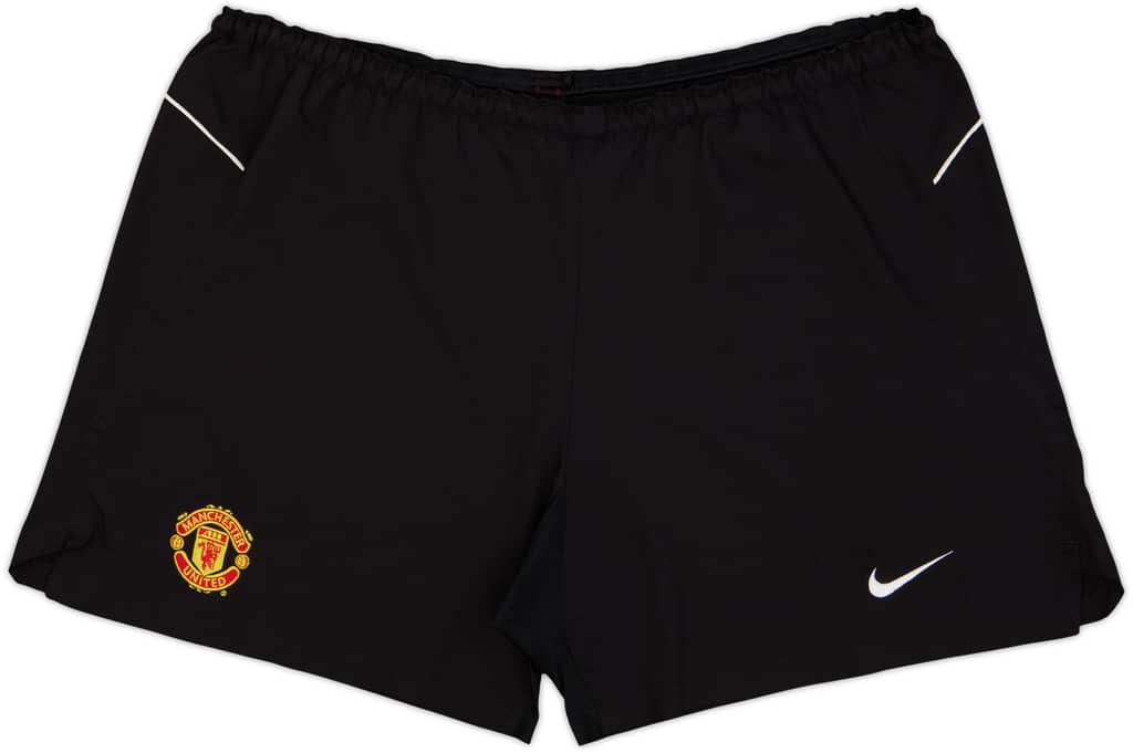 2004-06 Manchester United Home Shorts - 5/10 - (XL)