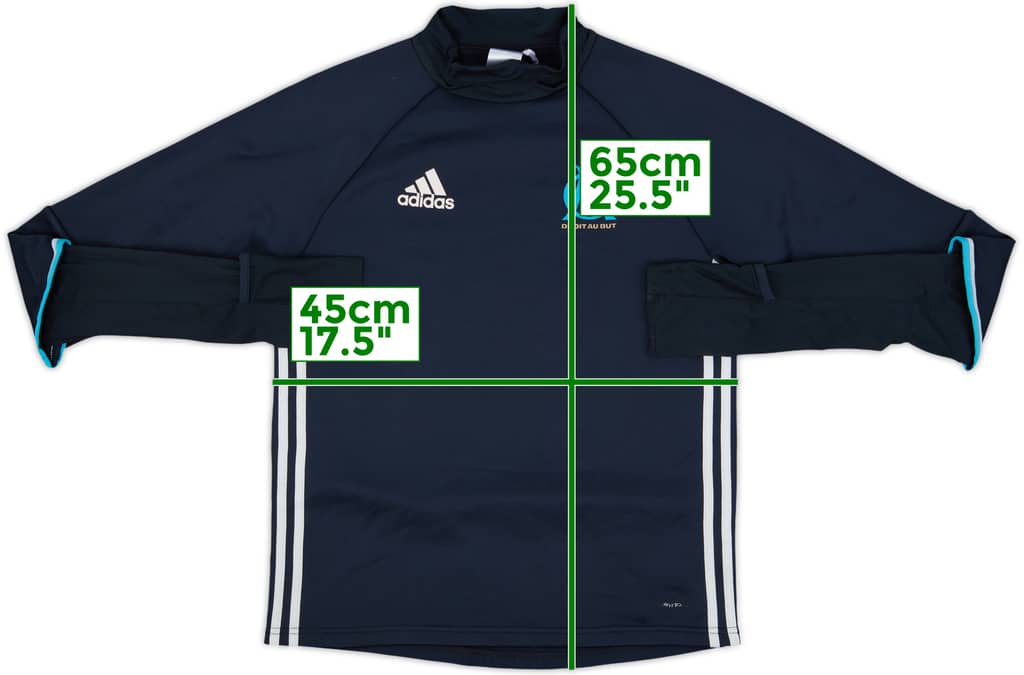 Buzo adidas del Olympique Marseille 2016-17 - 8/10 - (Niños L)