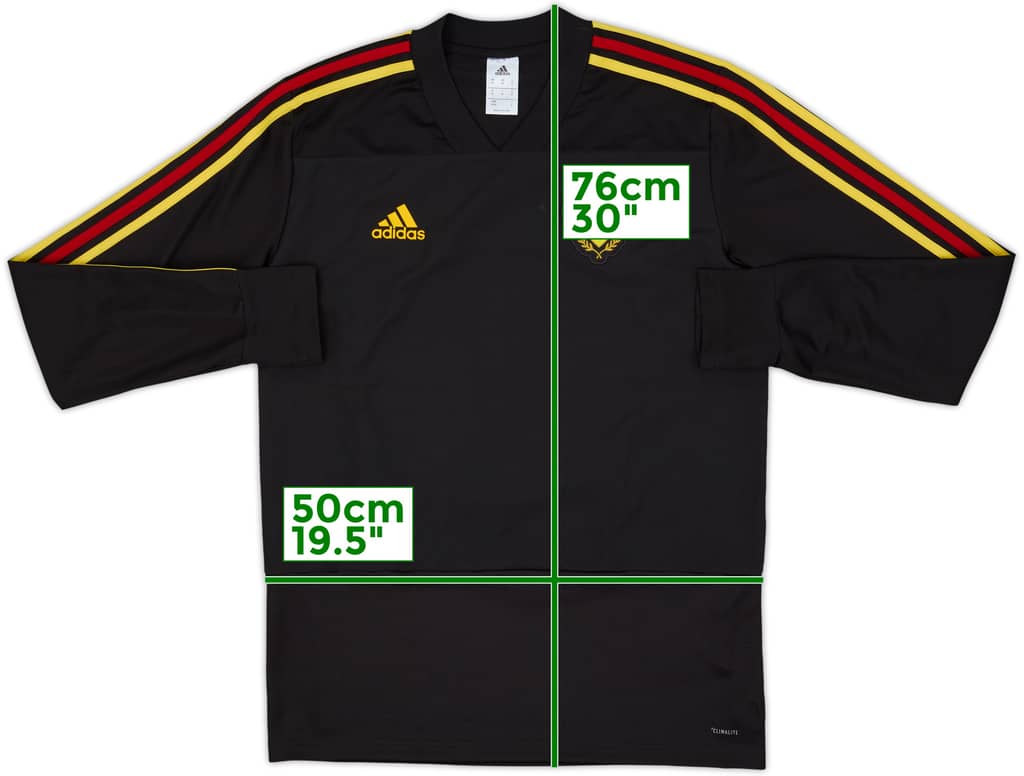 2017-18 Belgium adidas Drill Top - 7/10 - (M)