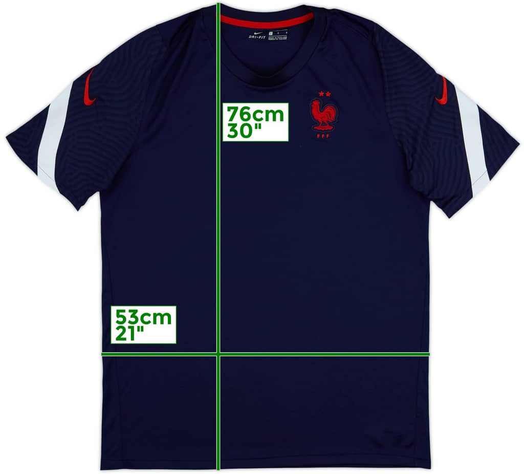 2020-21 France Nike Training Shirt - 8/10 - (L)