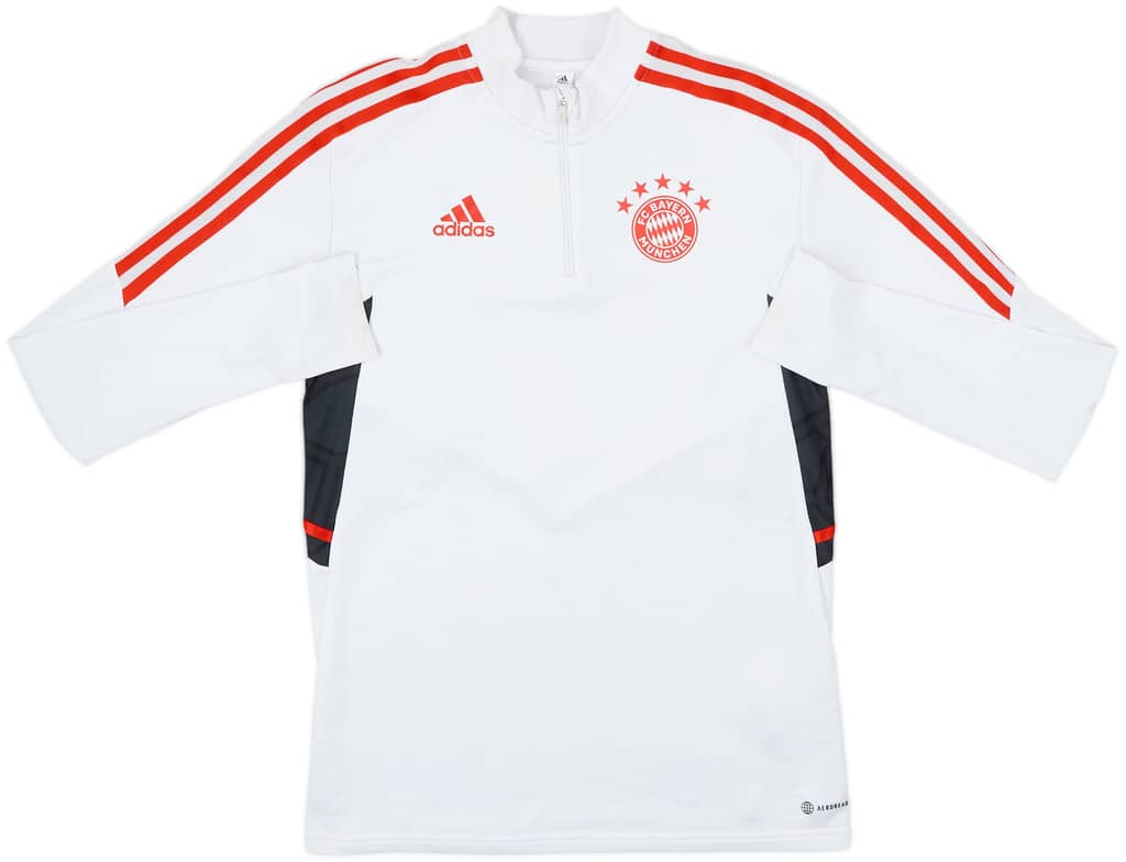 2023-24 Bayern Munich adidas 1/4 Zip Training Top - 6/10 - (S)