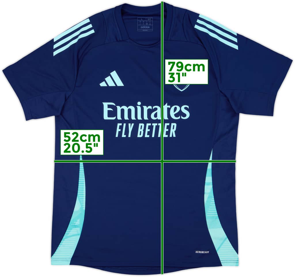 2024-25 Arsenal adidas Training Shirt - 10/10 - (L)