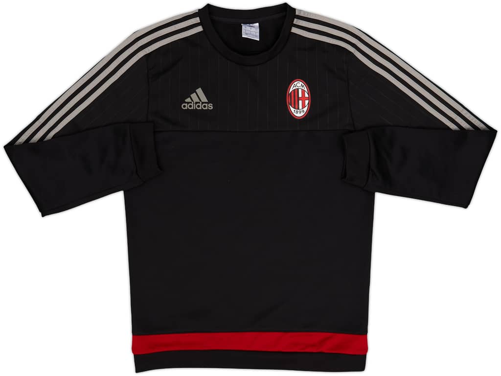 2015-16 AC Milan adidas Sweat Top - 8/10 - (S)