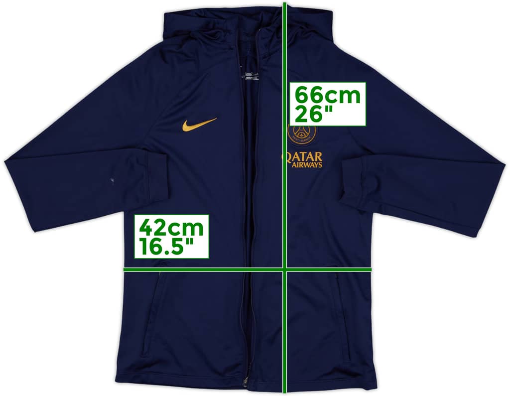2023-24 Paris Saint-Germain Nike Chaqueta de chándal con capucha - 4/10 - (XL.Niños)