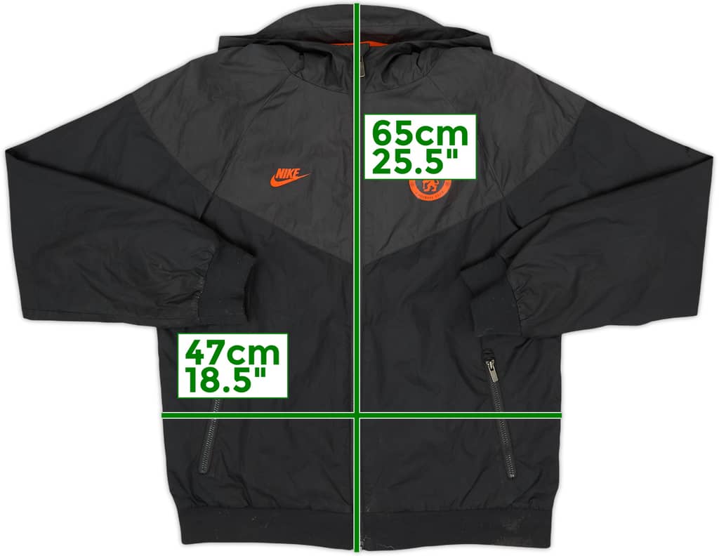 2019-20 Chelsea Nike Hooded Track Jacket - 8/10 - (L.Boys)