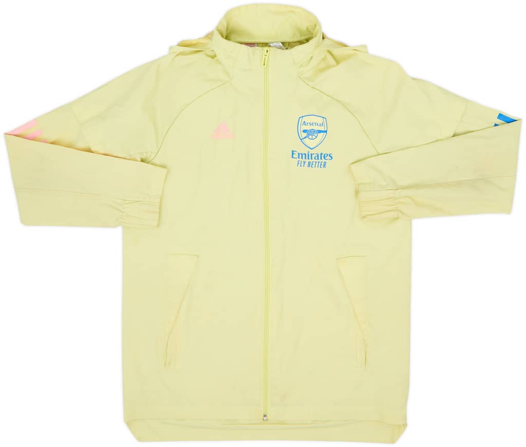 2020-21 Arsenal adidas Hooded Track Jacket - 6/10 - (L.Boys)