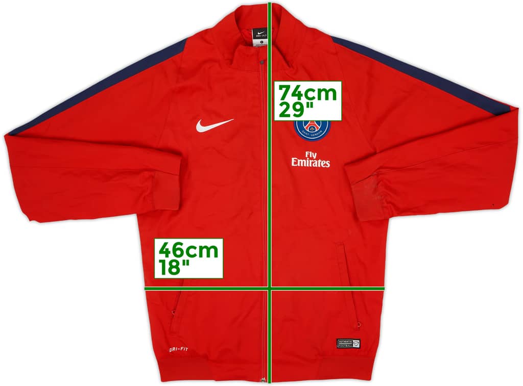 2016-17 Paris Saint-Germain Nike Track Jacket - 8/10 - (S)