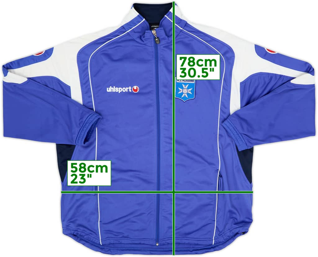 2004-05 Auxerre Uhlsport Track Jacket - 9/10 - (M)