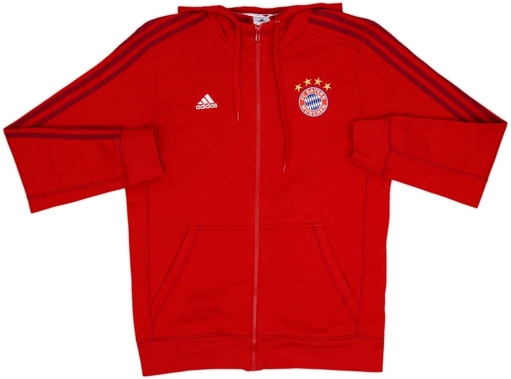 2015-16 Bayern Munich adidas Hooded Track Jacket - 8/10 - (M)