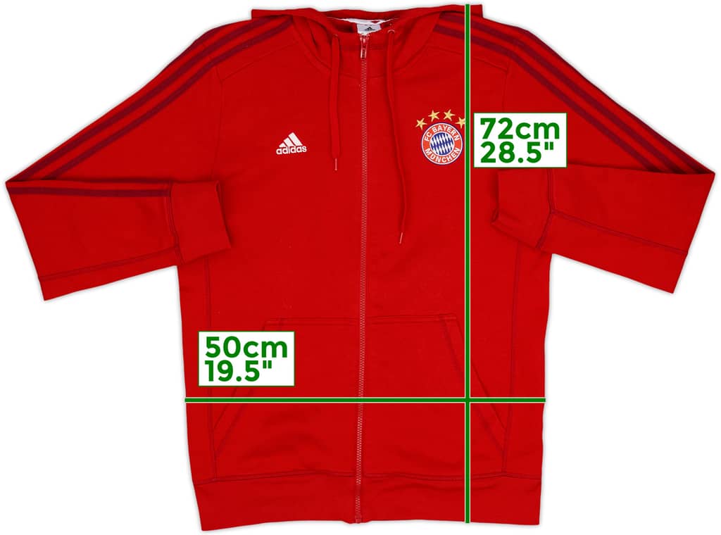 2015-16 Bayern Munich adidas Hooded Track Jacket - 8/10 - (M)
