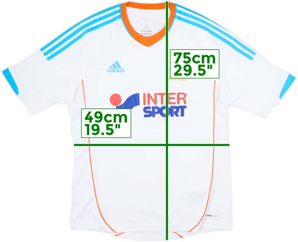 2012-13 Olympique Marseille Home Shirt - 8/10 - (M)