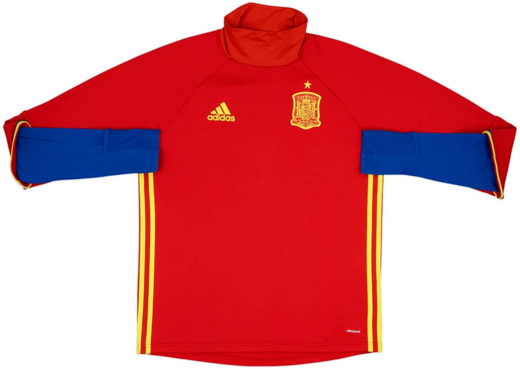 2015-16 Spain adidas Sweat Top - 8/10 - (M)