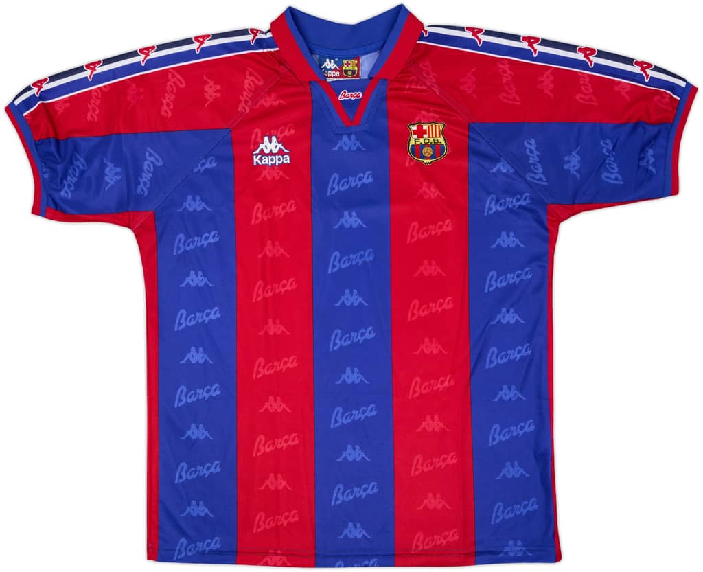 1995-97 Barcelona Home Shirt - 10/10 - (M)
