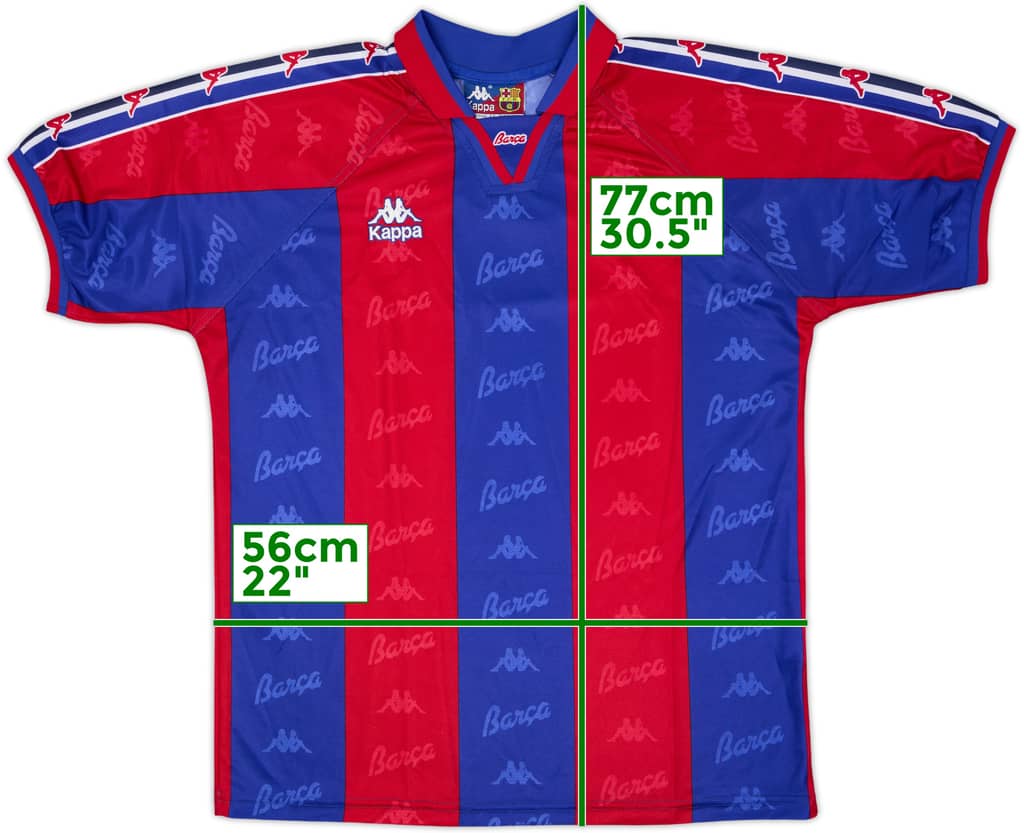 1995-97 Barcelona Home Shirt - 10/10 - (M)