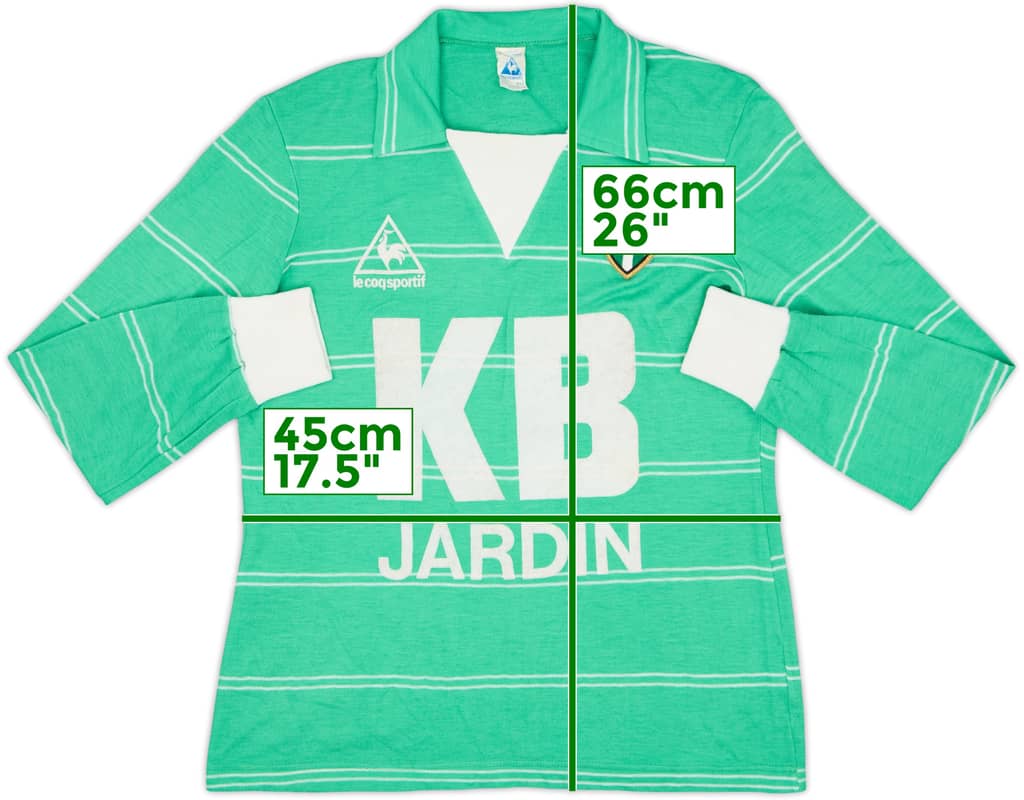 1981-82 Saint Etienne Home L/S Shirt - 8/10 - (M)