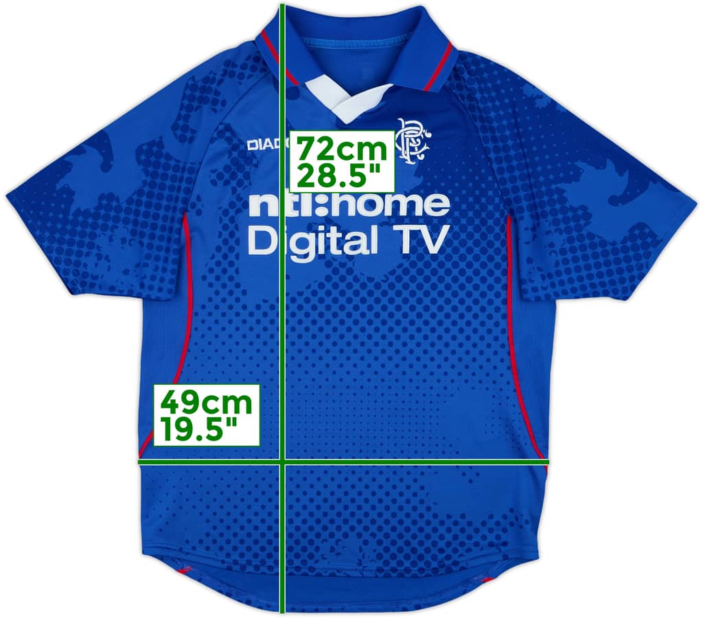 2002-03 Rangers Home Shirt - 8/10 - (S)