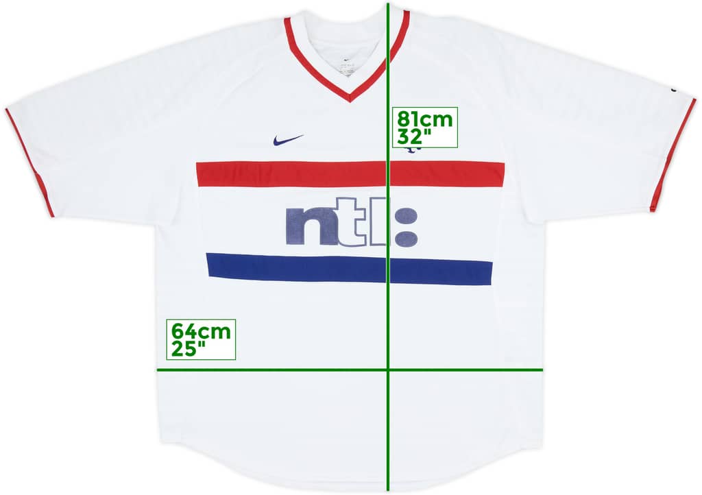 2000-01 Rangers Away Shirt - 7/10 - (XXL)