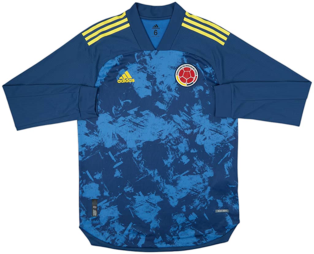 2020-21 Colombia Player Issue Away L/S Shirt - 10/10 - (M)
