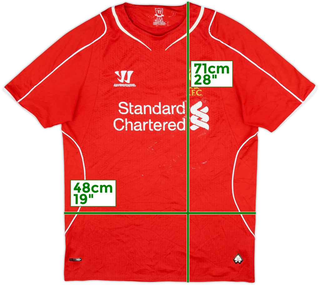 2014-15 Liverpool Home Shirt - 4/10 - (M)