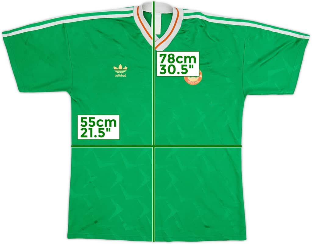 1990-92 Ireland Home Shirt - 5/10 - (L)