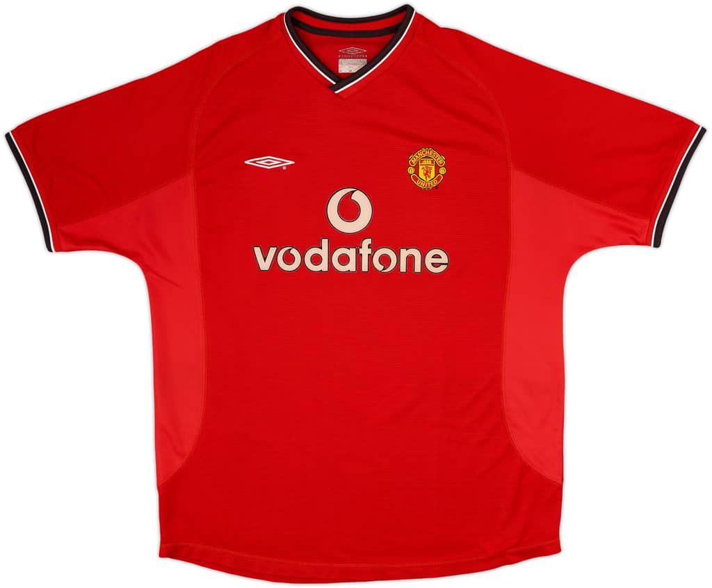 2000-02 Manchester United Home Shirt - 5/10 - (XL)