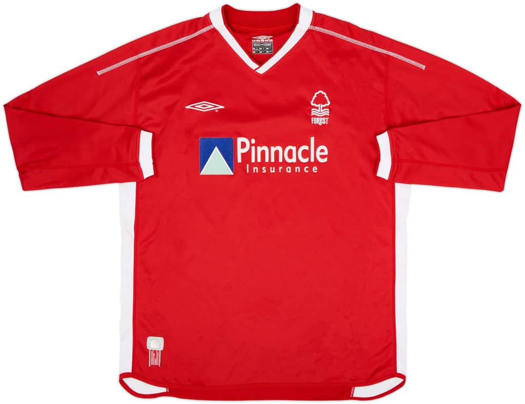 2002-03 Nottingham Forest Home L/S Shirt - 9/10 - (XL)