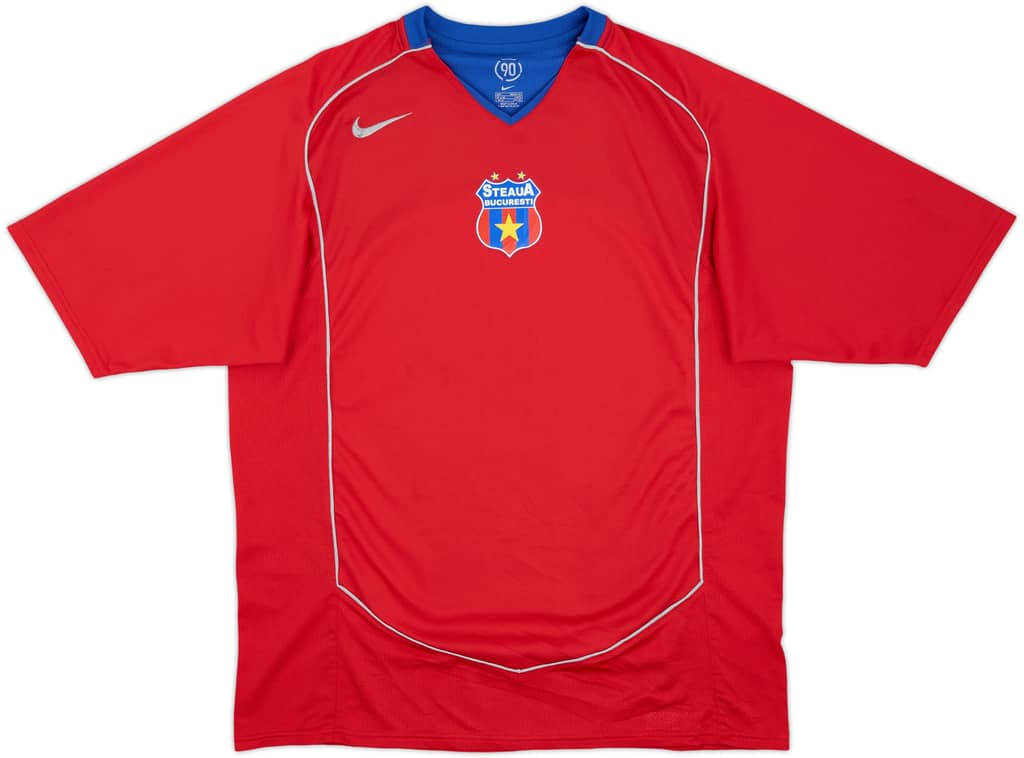 2004-05 Steaua Bucharest Home Shirt - 9/10 - (L)
