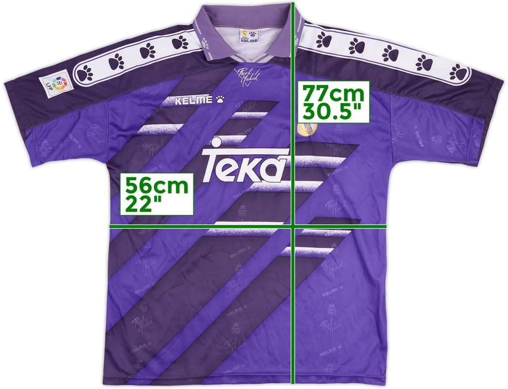 1994-96 Real Madrid Away Shirt - 6/10 - (XXL)