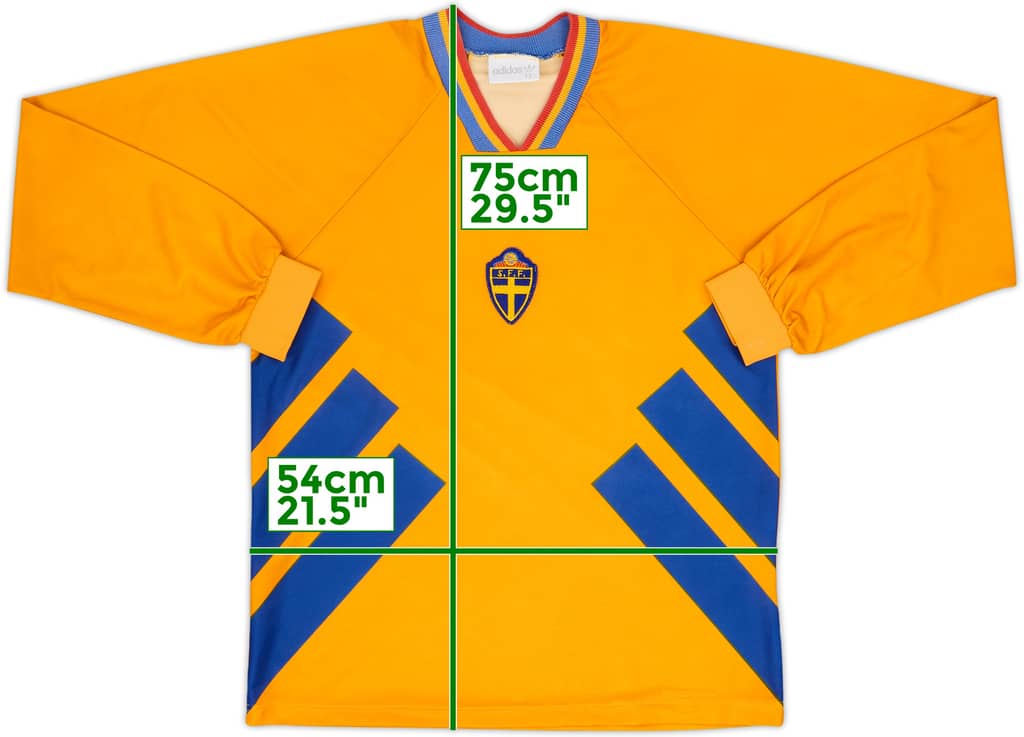 1994-96 Sweden Home L/S Shirt - 6/10 - (L)