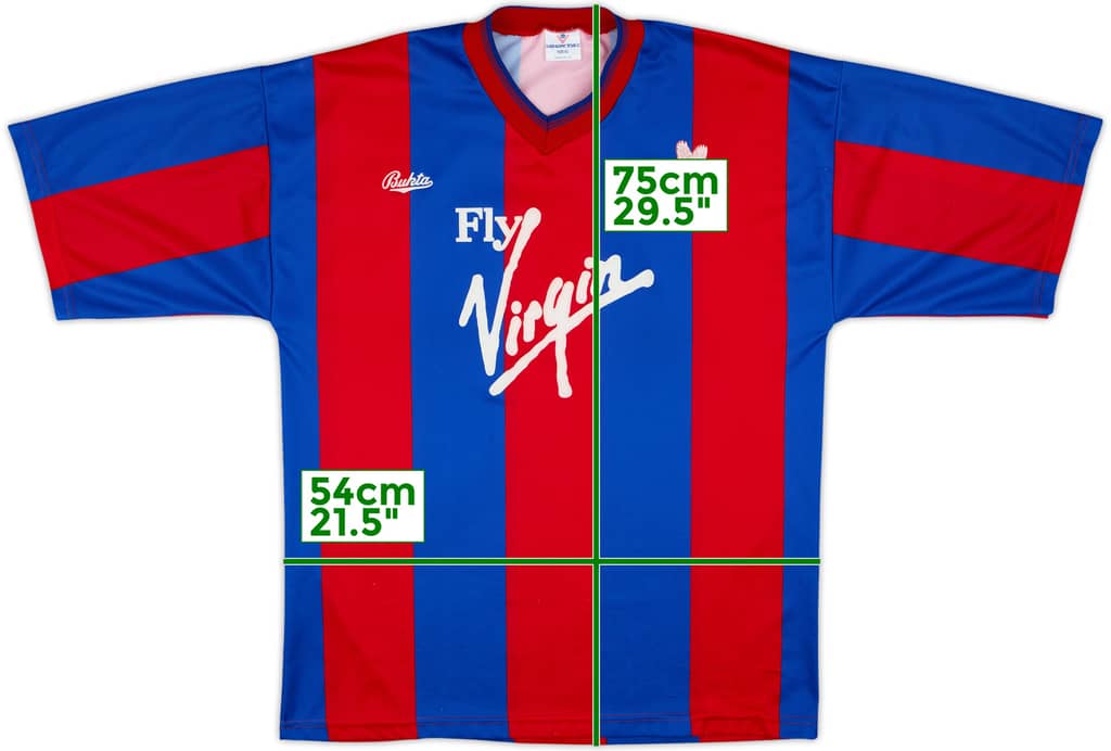 1988-90 Crystal Palace Camiseta Titular - 8/10 - (L)