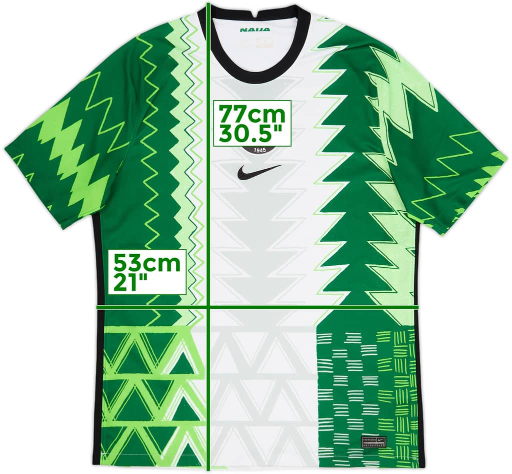 2020-21 Nigeria Home Shirt - 8/10 - (L)