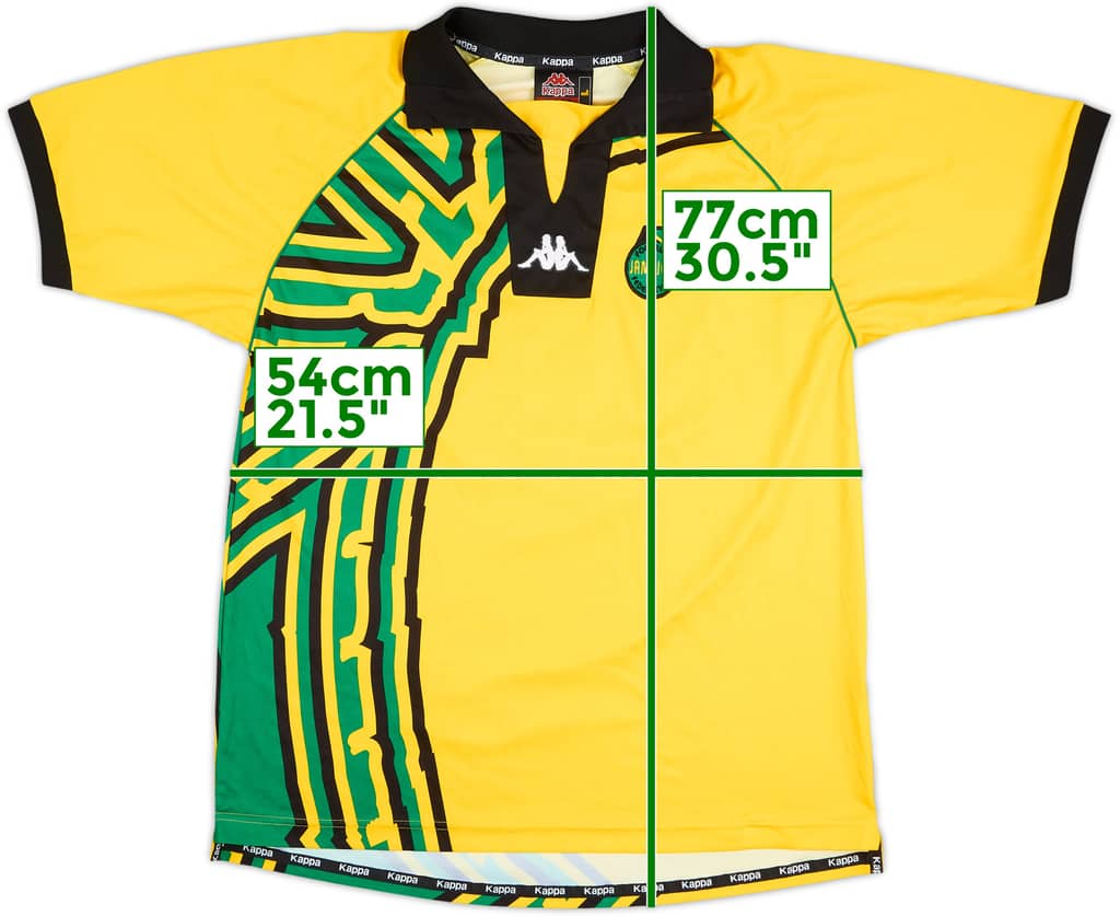1998-00 Jamaica Home Shirt - 7/10 - (L)