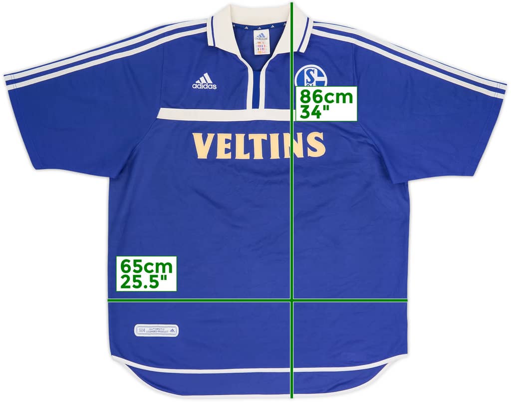 2000-01 Schalke Home Shirt - 8/10 - (XXL)