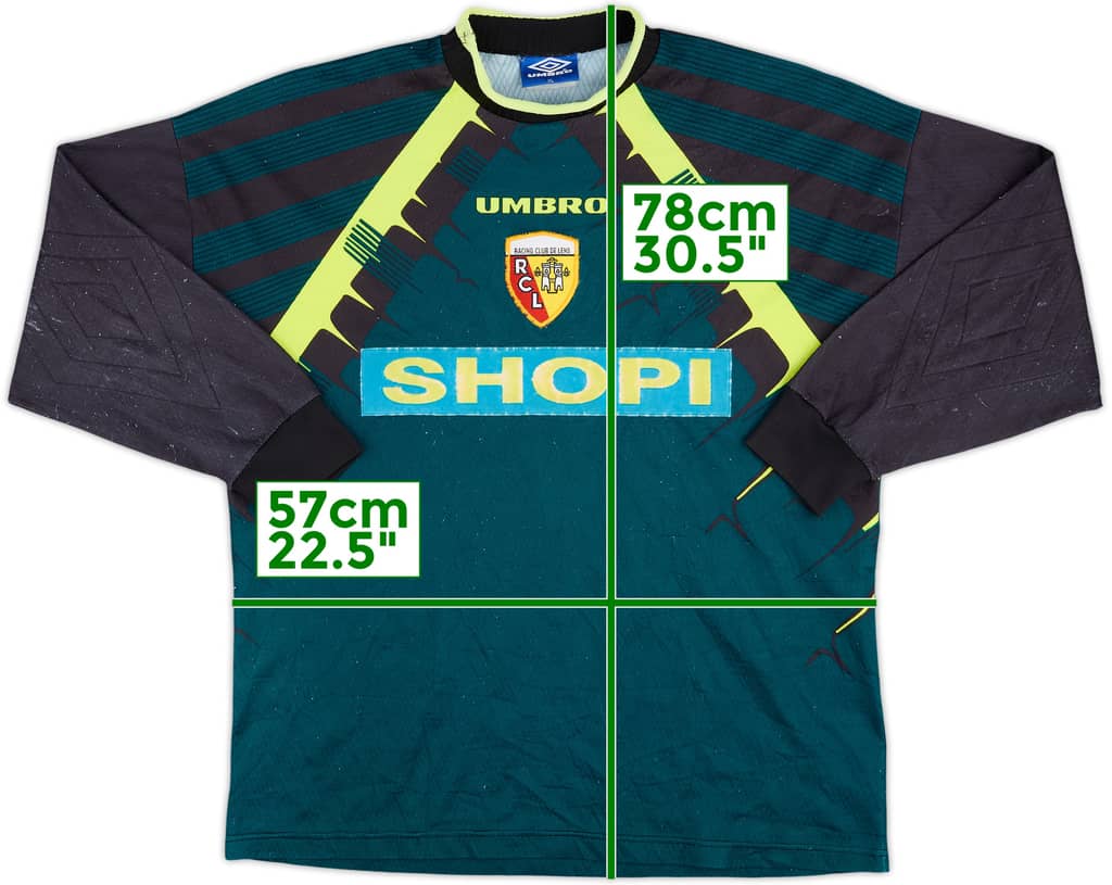 1996-97 Lens GK Shirt - 5/10 - (XL)
