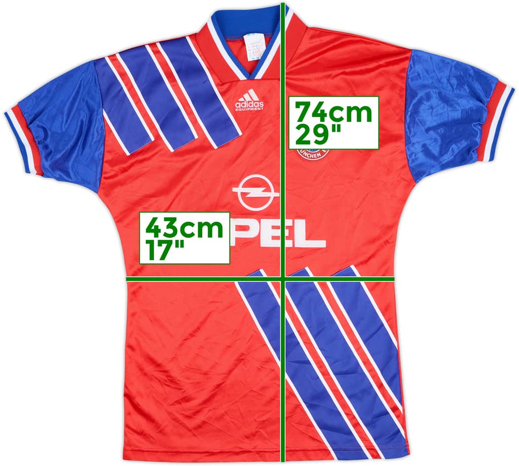 1993-95 Bayern Munich Home Shirt - 7/10 - (S)