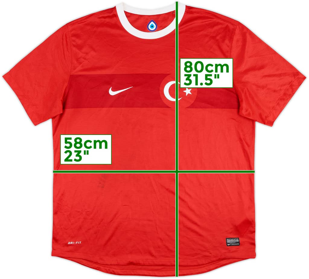 2012-14 Turkey Home Shirt - 6/10 - (XL)