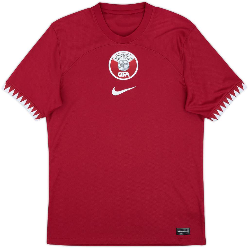 2022-24 Qatar Home Shirt - 10/10 - (S)