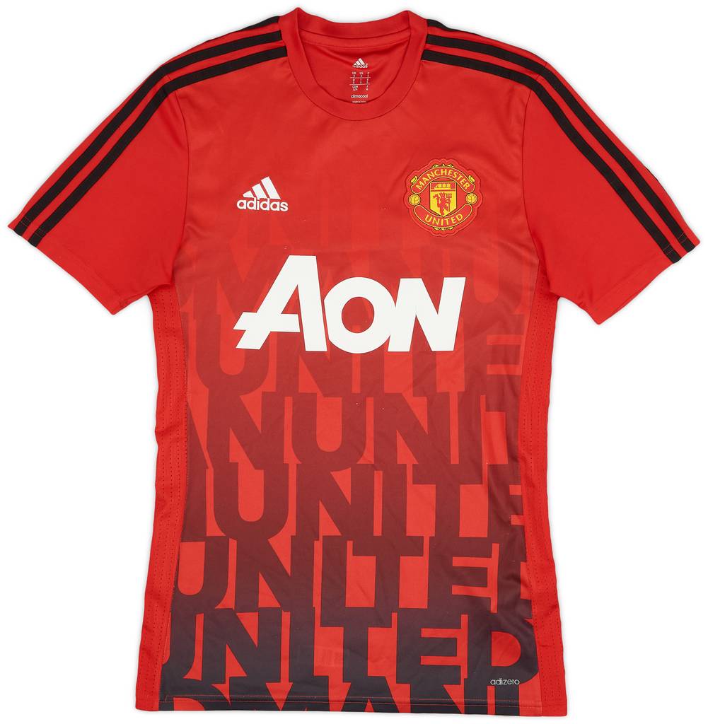 2016-17 Manchester United adidas Training Shirt - 7/10 - (S)