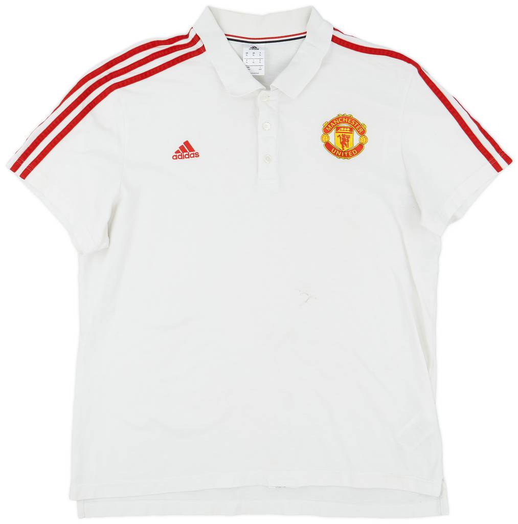 2015-16 Manchester United adidas Polo Shirt - 6/10 - (XL)