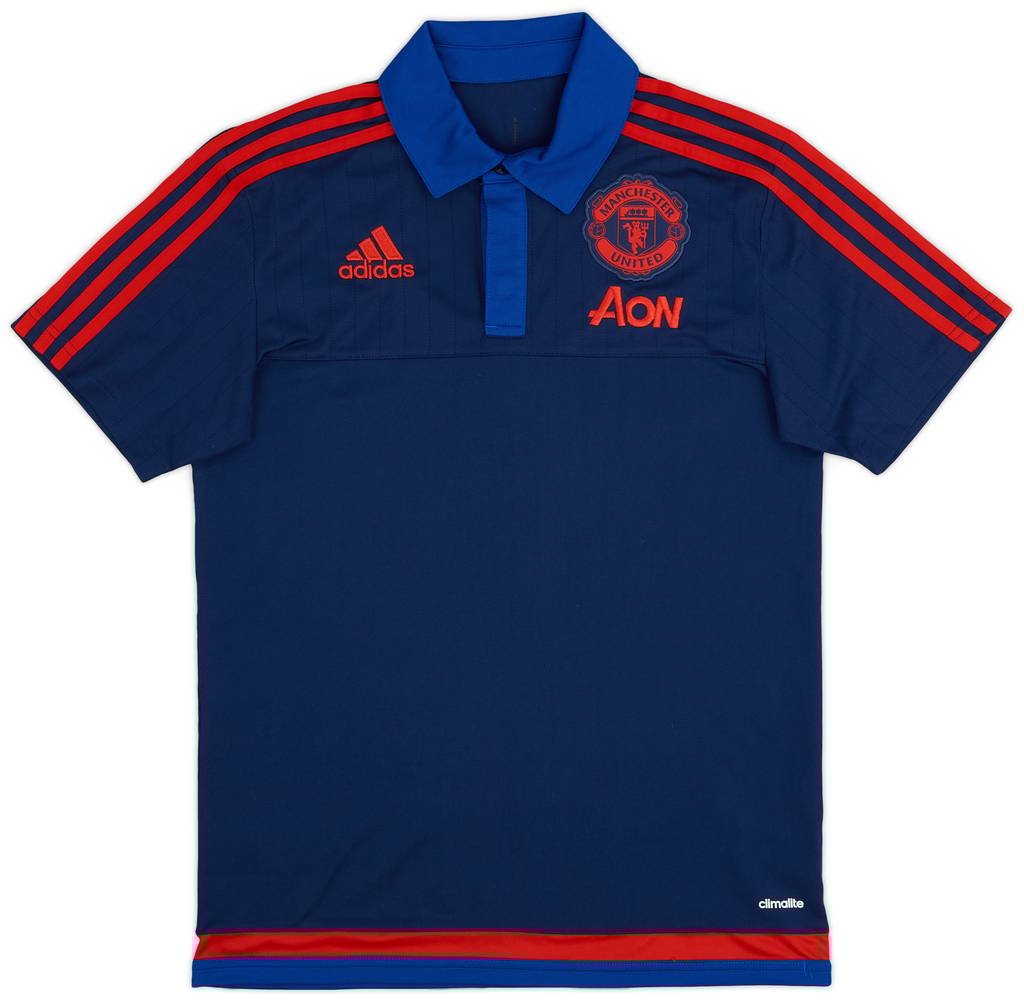 2015-16 Manchester United Polo Shirt - 8/10 - (S)
