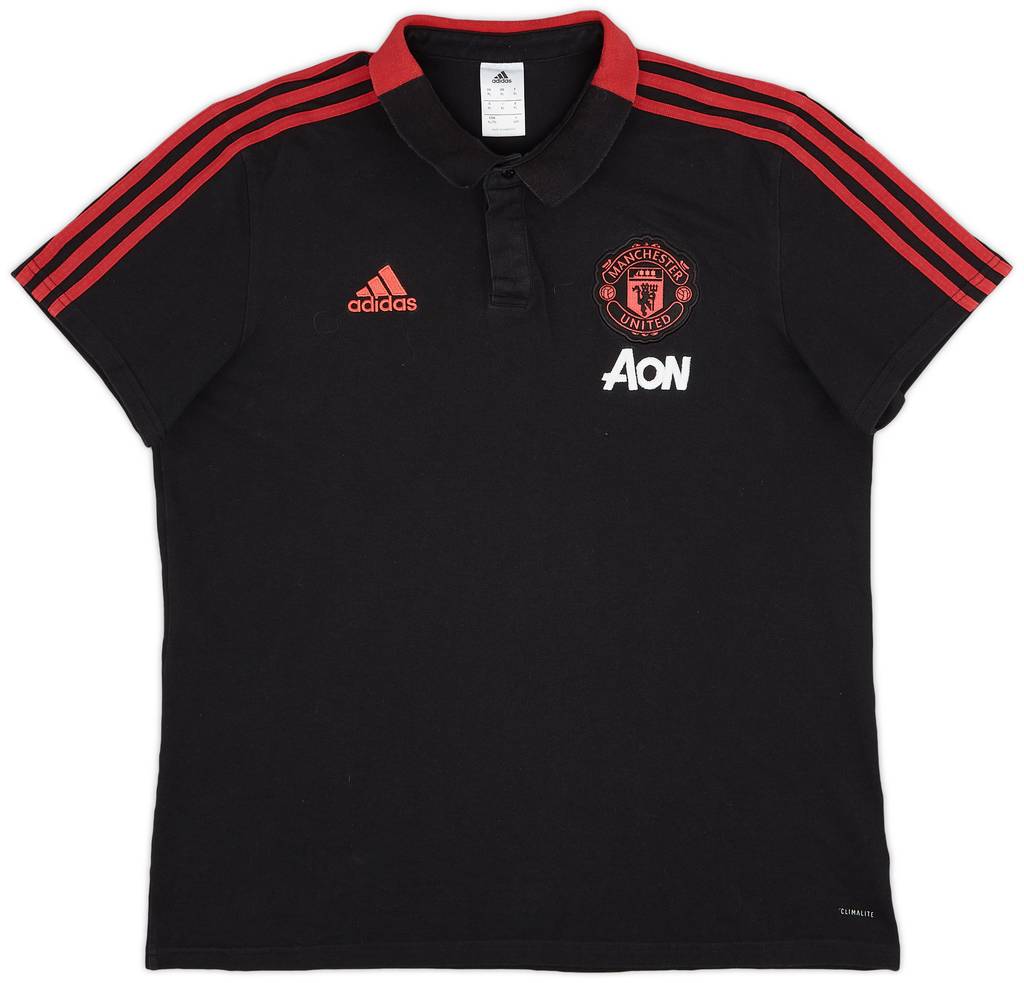 2018-19 Manchester United adidas Polo Shirt - 8/10 - (XL)