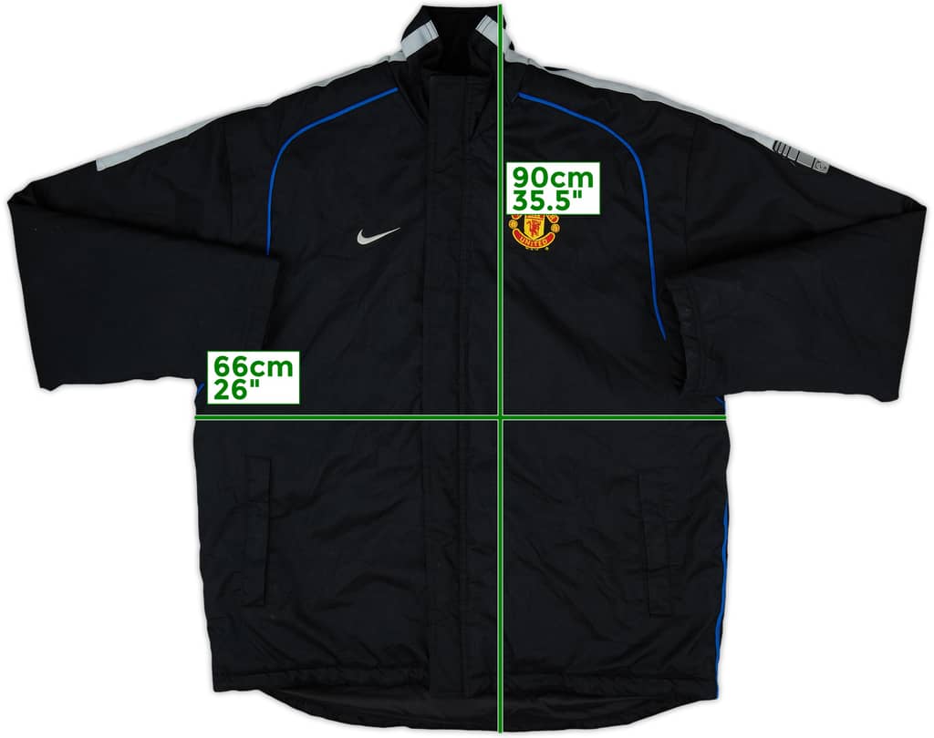 2002-03 Manchester United Nike Padded Bench Coat - 8/10 - (L)
