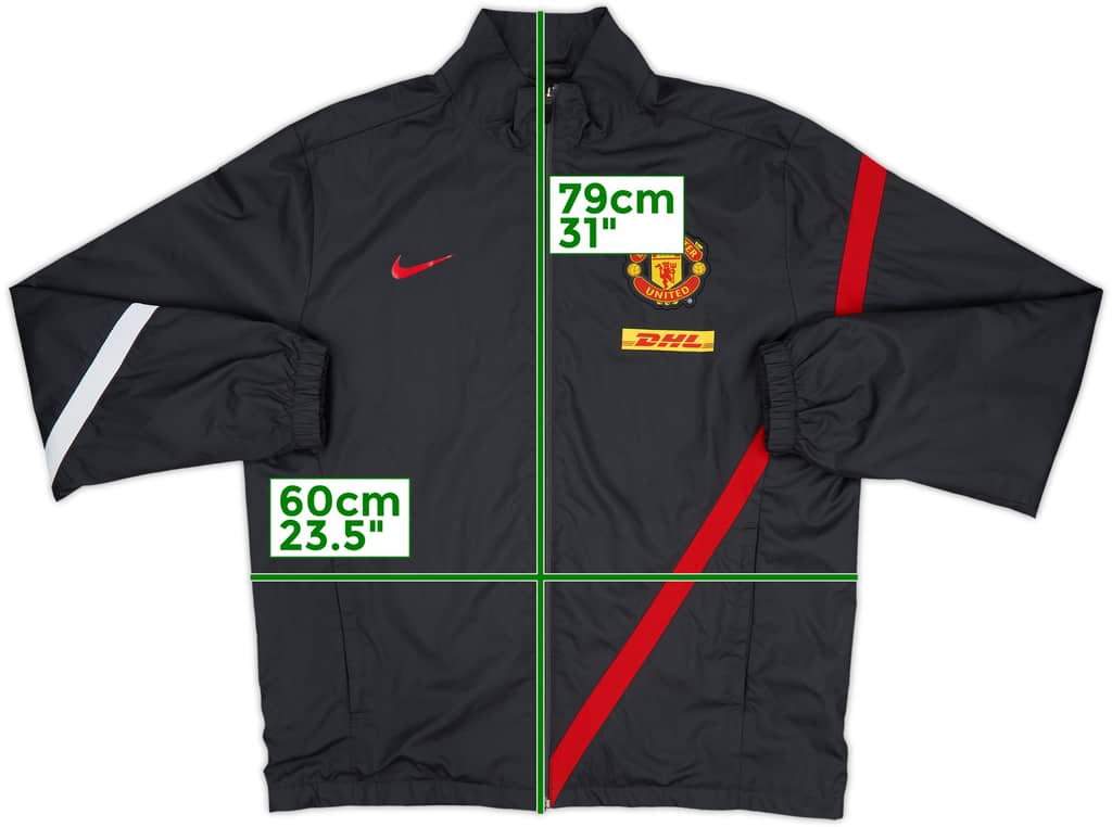 2012-13 Manchester United Nike Track Jacket - 8/10 - (L)