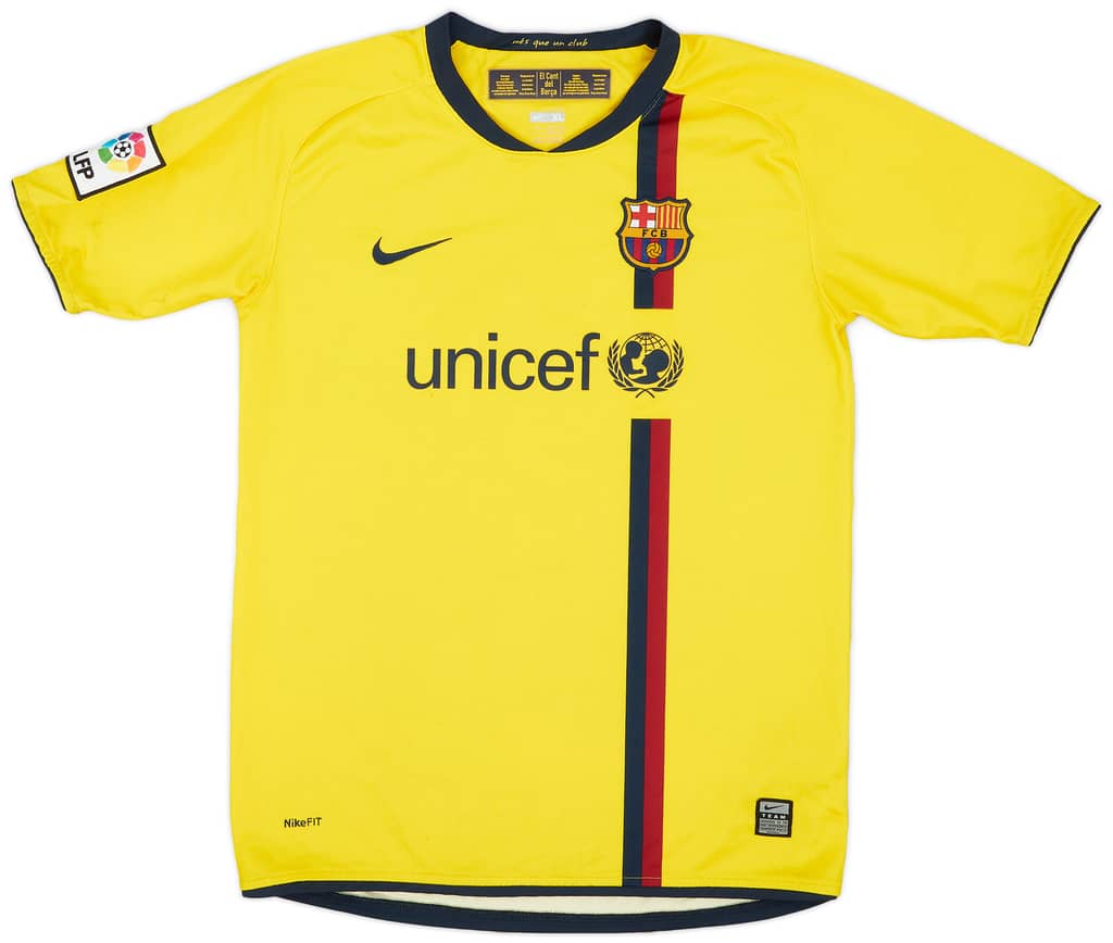 2008-10 Barcelona Away Shirt - 5/10 - (XL.Boys)