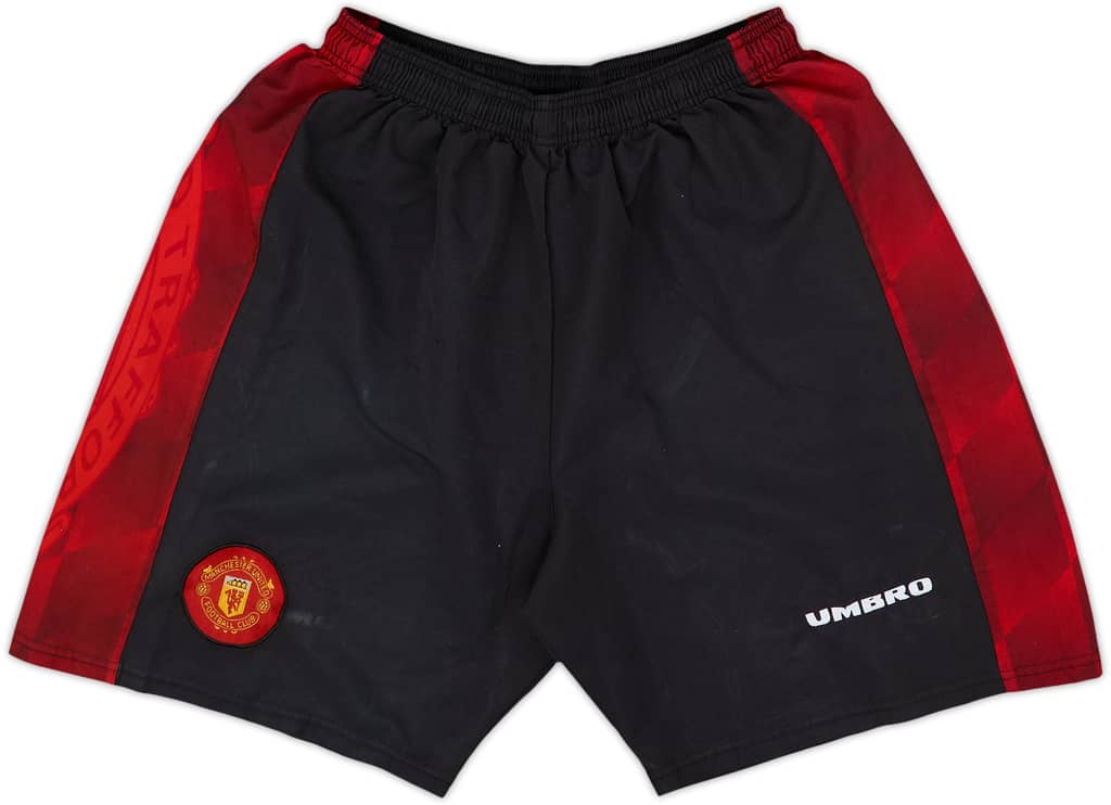1996-98 Manchester United Home Shorts - 8/10 - (L)