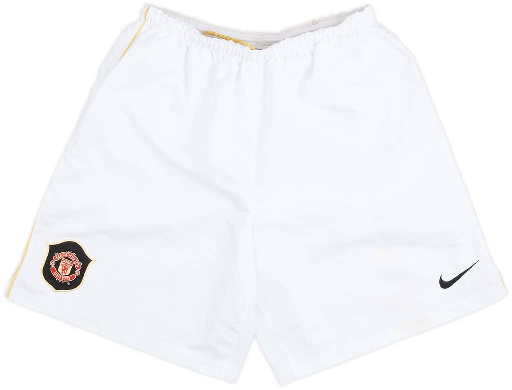 2006-07 Manchester United Home Shorts - 8/10 - (S)