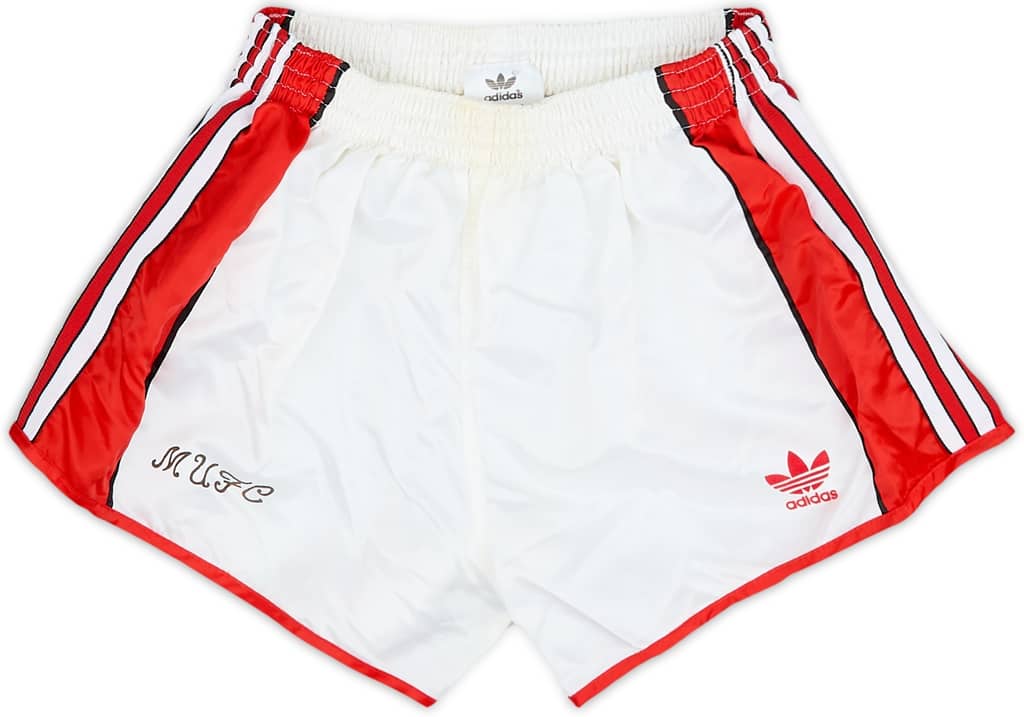 1990-92 Manchester United Home Shorts - 8/10 - (M.Boys)