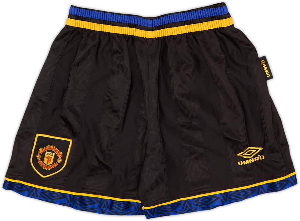 1993-95 Manchester United Shorts de visitante - 5/10 - (M)