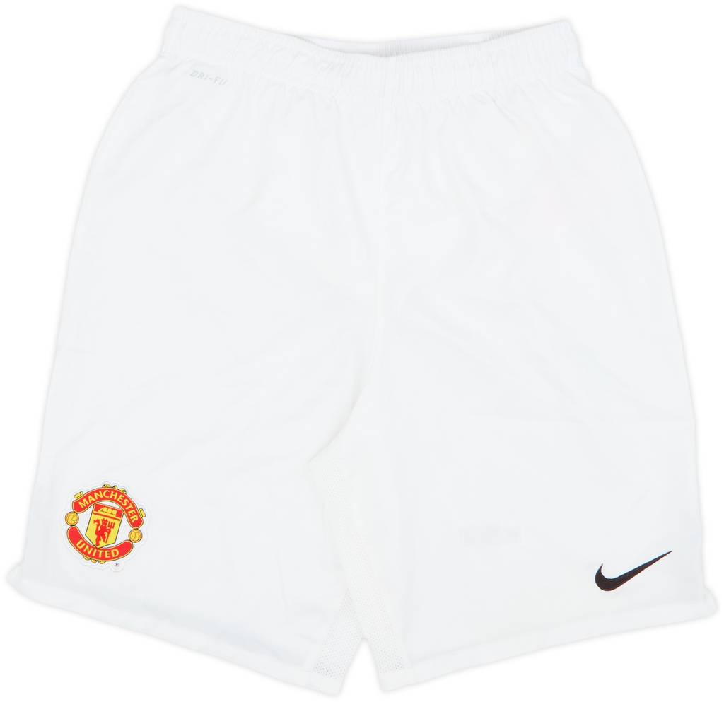 2013-14 Manchester United Home Shorts - 8/10 - (XL.Boys)